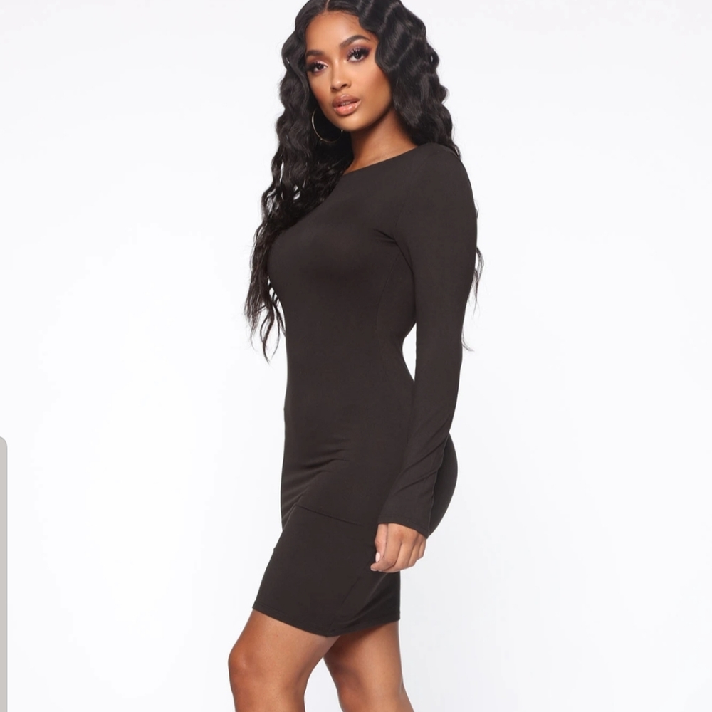 This Is My Time Mini Dress - Black